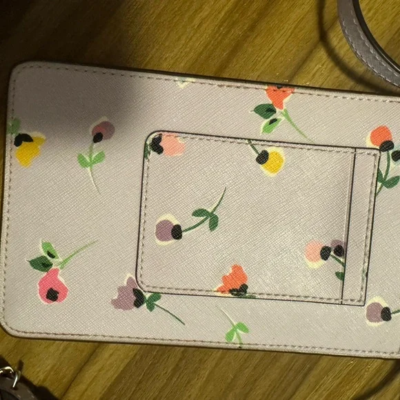 Kate Spade New York Floral Leather Phone Crossbody Bag - NWOT - Picture 12 of 13